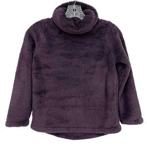 Zella Girl Purple Fleece Turtleneck Pullover NWT